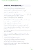 Principles of Accounting VYC1 &vert; Study Guide&comma; Practice Questions&comma; Answers & Exam Review 2026&sol;2027