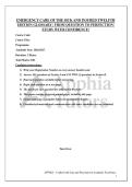 EMERGENCY CARE OF THE SICK AND INJURED TWELFTH EDITION GLOSSARY &vert; FROM QUESTION TO PERFECTION&vert; STUDY WITH CONFIDENCE&excl;