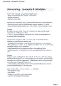 Accounting &ndash; Concepts & Principles &vert; Study Guide&comma; Practice Questions & Exam Review 2026&sol;2027