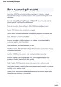 Basic Accounting Principles &vert; Study Guide&comma; Practice Questions & Exam Review 2026&sol;2027