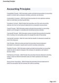 Accounting Principles &vert; Study Guide&comma; Practice Questions & Exam Review 2026&sol;2027