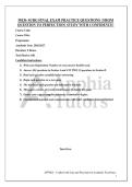 MED- SURG FINAL EXAM PRACTICE QUESTIONS &vert; FROM QUESTION TO PERFECTION&vert; STUDY WITH CONFIDENCE&excl;