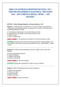 NRMS 5190 AdvANced PAthoPhySiology exAM 1 &lpar;v2&rpar; &vert;&NewLine;QueStioNS ANd ANSweRS PluS RAtioNAle &vert; New uPdAte&NewLine;2026 &vert; SuNy dowNStAte MedicAl ceNteR &vert; &vert; juSt&NewLine;ReleASed &period; 