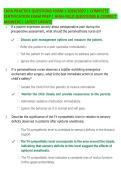CAPA PRACTICE QUESTIONS FORM 1 2026&sol;2027 &vert; COMPLETE &NewLine;CERTIFICATION EXAM PREP &vert; HIGH-YIELD QUESTIONS & CORRECT &NewLine;ANSWERS &vert; LATEST UPDATE