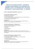 NIMS ICS 500 EXAM 2026&sol;2027 &vert; ADVANCED INCIDENT MANAGEMENT FOR COMMAND AND GENERAL STAFF &vert; 40 VERIFIED Q&A &vert; DETAILED RATIONALES &vert; PASS GUARANTEED &ndash; A&plus; GRADED