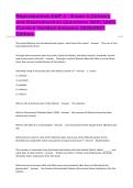 Reproductive-A&P 2 - Exam 4 &lpar;Urinary and Reproductive&rpar; Questions With 100&percnt; Correct&sol; Verified Answers 2026&sol;2027 Edition&period;
