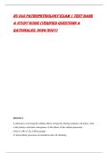 NU 545 Pathophysiology Exam 1 Test Bank & Study Guide &lpar;Verified Questions & Rationales&comma; 2026&sol;2027&rpar;