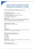 APEX NIH STROKE SCALE CERTIFICATION EXAM 2026&sol;2027 &vert; NIHSS &vert; 50 VERIFIED Q&A &vert; DETAILED RATIONALES &vert; PASS GUARANTEED &ndash; A&plus; GRADED
