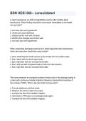 BSN HESI 266 Consolidated 2026&sol;2027 &vert; Study Guide&comma; Practice Questions & Exam Review