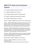 BNSF ET 01 Radio and Transmission Systems 2026&sol;2027 &vert; Study Guide&comma; Practice Questions & Exam Review