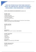 APEX NIH STROKE SCALE TEST BANK 2026&sol;2027 &vert; NIHSS &vert; 300 VERIFIED Q&A &vert; DETAILED RATIONALES &vert; NGN-ALIGNED &vert; PASS GUARANTEED &ndash; A&plus; GRADED