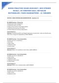 NIHSS PRACTICE EXAM 2026&sol;2027 &vert; NIH STROKE SCALE &vert; 45 VERIFIED Q&A &vert; DETAILED RATIONALES &vert; PASS GUARANTEED &ndash; A&plus; GRADED