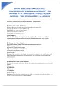 NCSBN NCLEX-RN EXAM 2026&sol;2027 &vert; COMPREHENSIVE NURSING ASSESSMENT &vert; 100 VERIFIED Q&A &vert; DETAILED RATIONALES &vert; NGN-ALIGNED &vert; PASS GUARANTEED &ndash; A&plus; GRADED