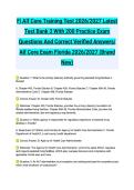 Fl Alf Core Training Test 2026&sol;2027 Latest Test Bank 3 With 200 Practice Exam Questions And Correct Verified Answers&sol; Alf Core Exam Florida 2026&sol;2027 &lpar;Brand New&rpar;&NewLine;