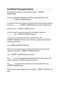  Certified Paraoptometric Exam 2026&sol;2027 &vert; Study Guide&comma; Practice Questions & Exam Review