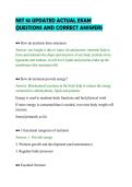 NST 10 UPDATED ACTUAL EXAM&NewLine;QUESTIONS AND CORRECT ANSWERS