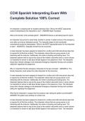 CCHI Spanish Interpreting Exam 2026&sol;2027 &vert; Study Guide & Exam Review