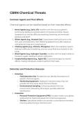 CBRN Chemical Threats Exam 2026&sol;2027 &vert; Study Guide&comma; Practice Questions & Exam Review