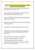 SEPTIC LICENSE QUESTIONS WITH DETAILED VERIFIED AND 100&percnt; ACCURATE ANSWERS