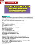 NUR 242 Complete Exam Bundle  