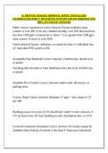 IL PRIVATE SEWAGE DISPOSAL SEPTIC INSTALLERS EXAMINATION PART 1 QUESTIONS WITH DETAILED VERIFIED AND 100&percnt; ACCURATE ANSWERS
