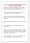SEPTIC SYSTEM QUESTIONS WITH DETAILED VERIFIED AND 100&percnt; ACCURATE ANSWERS