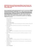 2026 NR 565 Advanced Pharmacology Midterm Exam Practice Test Bank &vert; Week 4 Examplify Online Proctored Actual Style Questions & Clinical Rationales