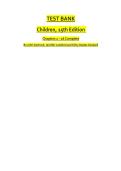 Test Bank for Children&comma; 15th Edition by John W&period; Santrock&NewLine;