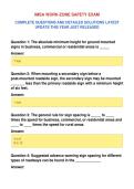 IMSA WORK-ZONE SAFETY EXAM&NewLine;COMPLETE QUESTIONS AND DETAILED SOLUTIONS LATEST&NewLine;UPDATE THIS YEAR JUST RELEASED