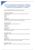 ALPP CLC CERTIFICATION EXAM 2026&sol;2027 &vert; CERTIFIED LACTATION COUNSELOR &vert; 100 VERIFIED Q&A &vert; DETAILED RATIONALES &vert; PASS GUARANTEED &ndash; A&plus; GRADED