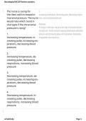 Neurological NCLEX Review Saunders 2026&sol;2027 &vert; Study Guide&comma; Practice Questions & Answers &vert; NCLEX-RN Exam Prep