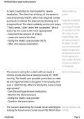 RN NCLEX Neuro Adult Health Questions 2026&sol;2027 &vert; Study Guide&comma; Practice Questions & Answers &vert; NCLEX-RN Exam Prep