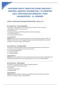 IAHCSMM CRCST PRACTICE EXAM 2026&sol;2027 &vert; CENTRAL SERVICE TECHNICIAN &vert; 75 VERIFIED Q&A &vert; DETAILED RATIONALES &vert; PASS GUARANTEED &ndash; A&plus; GRADED