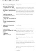 Nervous System NCLEX Questions Exam 3 2026&sol;2027 &vert; Study Guide&comma; Practice Questions & Answers &vert; NCLEX-RN Exam Prep