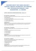 IAHCSMM CRCST TEST BANK 2026&sol;2027 &vert; CENTRAL SERVICE TECHNICIAN &vert; 200 VERIFIED Q&A &vert; DETAILED RATIONALES &vert; PASS GUARANTEED &ndash; A&plus; GRADED