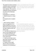 Neuro NCLEX Assessment&comma; Stroke&comma; Headache & Seizure 2026&sol;2027 &vert; Study Guide&comma; Practice Questions & Answers &vert; NCLEX-RN Exam Prep