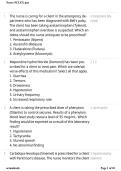 Neuro NCLEX Questions 2026&sol;2027 &vert; Study Guide&comma; Practice Questions & Answers &vert; NCLEX-RN Exam Prep