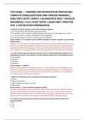 TIPS EXAM &mdash; TRAINING FOR INTERVENTION PROCEDURES &NewLine;COMPLETE EXAM QUESTIONS AND VERIFIED ANSWERS &vert; &NewLine;2026&ndash;2027 LATEST UPDATE &vert; GUARANTEED PASS &vert; DETAILED &NewLine;RATIONALES &vert; FULL STUDY GUIDE &vert; EXAM PREP &vert; PRACTICE &NewLine;TEST &vert; CERTIFICATION PREPARATION