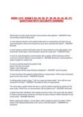 RNSG 1413 - EXAM 2 &lpar;24&comma; 25&comma; 26&comma; 27&comma; 28&comma; 39&comma; 40 &comma;45&comma; 46&comma; 47&rpar; QUESTIONS WITH ACCURATE ANSWERS