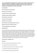 TDLR &ndash; BOILER OPERATING ENGINEER EXAM&ndash; QUESTIONS AND ANSWERS &vert; VERIFIED AND WELL&NewLine;DETAILED ANSWERS &vert; PLUS RATIONALES &vert; DOWNLOAD AND PASS &vert; LATEST EXAM UPDATE&NewLine;2026&sol;2027 &ndash; QUESTIONS AND ANSWERS &vert; VERIFIED AND WELL DETAILED ANSWERS &vert; PLUS&NewLine;RATIONALES &vert; GUAR