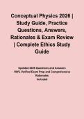 Conceptual Physics 2026 &vert; Study Guide&comma; Practice Questions&comma; Answers&comma; Rationales & Exam Review