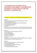  FAA BASICS EOC EXAM 300 ACTUAL &NewLine;QUESTIONS AND CORRECT ANSWERS WITH &NewLine;RATIONALE LATEST UPDATE ALREADY &NewLine;GRADED A&plus; ASSURED PASS 