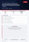  NUR204 Leadership and Management Nursing Exam 1 Fortis 2026&sol;2027 &ndash; Questions and Answers &vert; 100&percnt; Verified &vert; Complete Verified Answers &ndash; Pass Guaranteed &ndash; A&plus; Graded