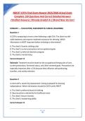 NBCOT COTA Final Exam Newest 2025&sol;2026 Actual Exam &NewLine;Complete 150 Questions And Correct Detailed Answers &NewLine;&lpar;Verified Answers&rpar; &vert;Already Graded A&plus;&vert;&vert;Brand New Version&excl;