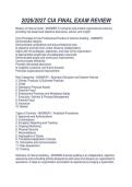 Package deal for  CIA  CIA TEST PRACTICE QUESTIONS AND ACCURATE ANSWERS 2026&sol;2027 