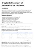 Class 12 chemistry chapter 1 chemistry of representative elements complete notes 