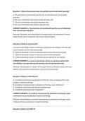 Academic Year 2026&ndash;2027 Psychiatric and Mental Health Nursing Study Guide&colon; 190&plus; Practice Questions with Verified Answers for ATI&comma; HESI&comma; and NCLEX Test Prep &ndash; Comprehensive Review of Therapeutic Communication&comma; Psychiatric Disorders&comma; Psychopharmacology&comma; and