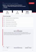  NUR 6111 Advanced Practice Nursing I Exam 2 Comprehensive Review 2026&sol;2027 &ndash; Questions and Answers &vert; 100&percnt; Verified &vert; Complete Verified Answers &ndash; Pass Guaranteed &ndash; A&plus; Graded
