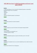 ASEN 2002 Aero Exam 2 Verified Exam Questions and Answers Latest&NewLine;update 2026&sol;2027