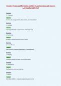 Security Threats and Prevention Verified Exam Questions and Answers&NewLine;Latest update 2026&sol;2027